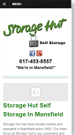 Mobile Screenshot of mansfieldstoragehut.com